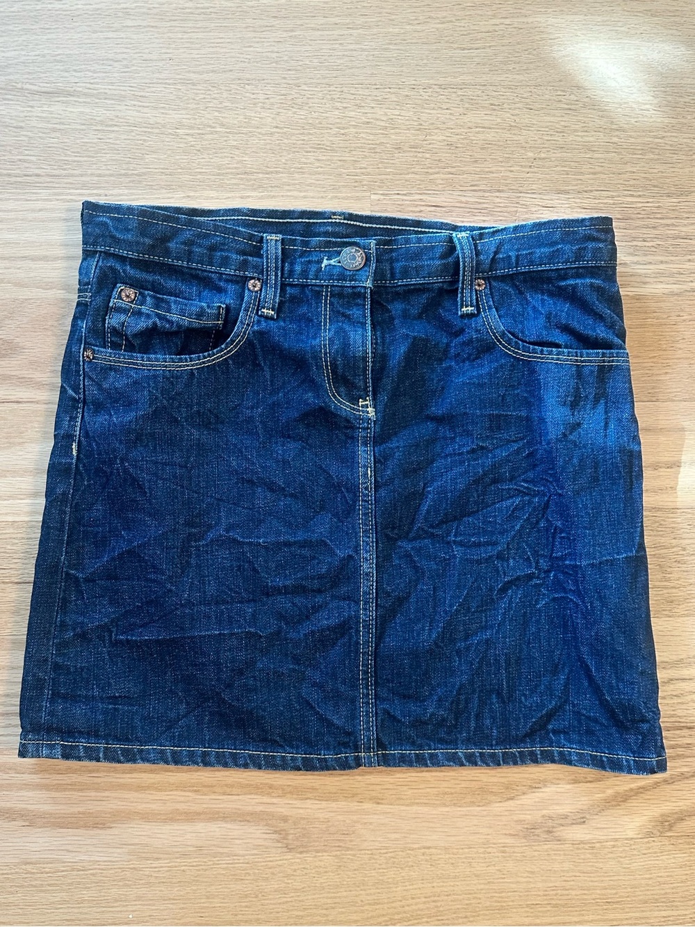 Women’s J. crew Classic Dark Blue Denim Mini Skirt